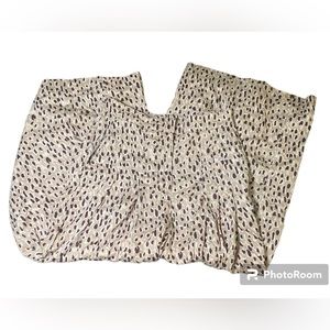 Anthropologie Abstract Palazzo Pants